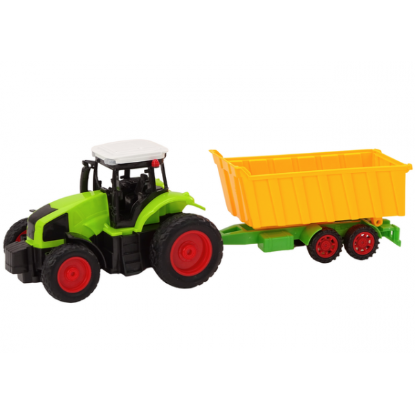 Remote Controlled Tractor With Trailer RC 1:16 77092-Rotaļlietas-bebis.lv