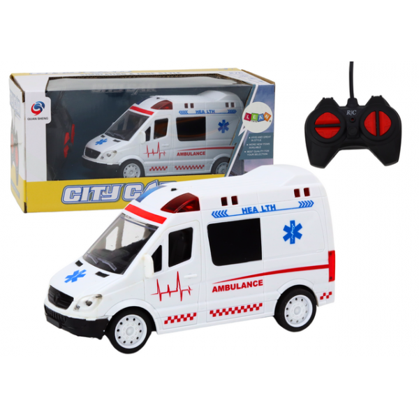 Ātrās palīdzības mašīna (ambulance) ar pulti 04783 (RC)-Rotaļlietas-bebis.lv