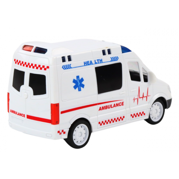Ātrās palīdzības mašīna (ambulance) ar pulti 04783 (RC)-Rotaļlietas-bebis.lv