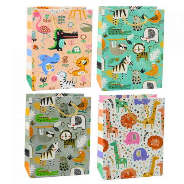 Dāvanu maisiņš SAFARI ANIMALS 23x18x10,5 cm 46158 Dāvanu maisiņš SAFARI ANIMALS 23x18x10,5 cm 46158--bebis.lv