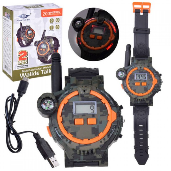 Рация-часы WALKIE TALKIE 200м ZA5463 Рация-часы WALKIE TALKIE 200м ZA5463-Игрушки-bebis.lv