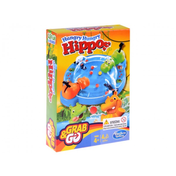 Spēle HUNGRY HIPPO (izsalkuši nīlzirgi) GR0657-Rotaļlietas-bebis.lv