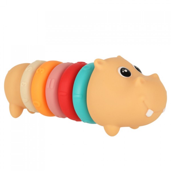 Сенсорная игрушка-пирамида HIPPO KX4394 Сенсорная игрушка-пирамида HIPPO KX4394-ДЛЯ МАЛЫШЕЙ (~0-5 лет)-bebis.lv