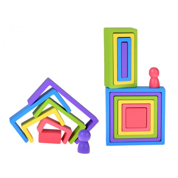 Koka kluču komplekts Montessori ZA5859 Koka kluču komplekts Montessori ZA5859-Rotaļlietas-bebis.lv