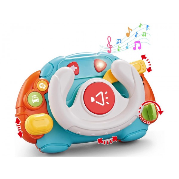 Interaktīvā stūre ZA5189 white Interaktīvā stūre ZA5189 white-MAZUĻIEM (~0-5 gadi)-bebis.lv