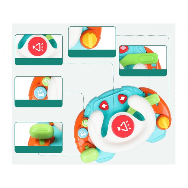 Interaktīvā stūre ZA5189 white Interaktīvā stūre ZA5189 white-MAZUĻIEM (~0-5 gadi)-bebis.lv