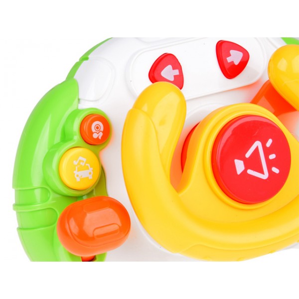 Interaktīvā stūre ZA5189 yellow Interaktīvā stūre ZA5189 yellow-MAZUĻIEM (~0-5 gadi)-bebis.lv