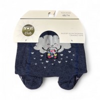 Колготки для ползания 68/74 RAB-0025 navy blue cloud