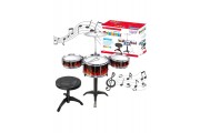 Educational Percussion for Children 3 Drums 1 Cymbal + Stool, 55082