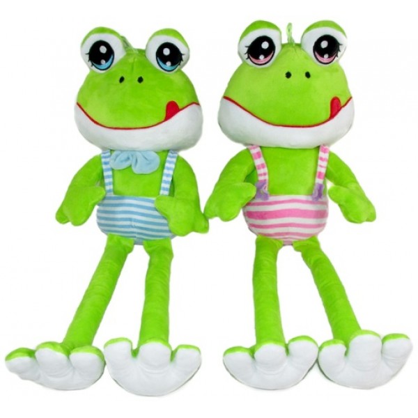 Лягушонок в штанишках 44 см (+56 cm ноги) Z2512-Игрушки-bebis.lv