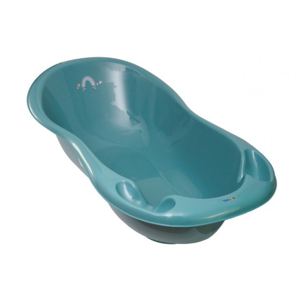 Vanna 102 cm ar korķi METEO turquoise ME-005-165-Vannošana un peldēšana-bebis.lv