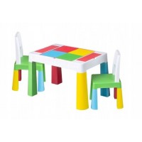 Galdiņš+ 2 krēsliņi MULTIFUN multicolor 