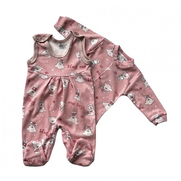 Комплект BABY-Pink Teddy 62 cm ZUZIA 523-Детская одежда-bebis.lv
