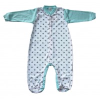 Rompers Green Stars  80 cm (602)