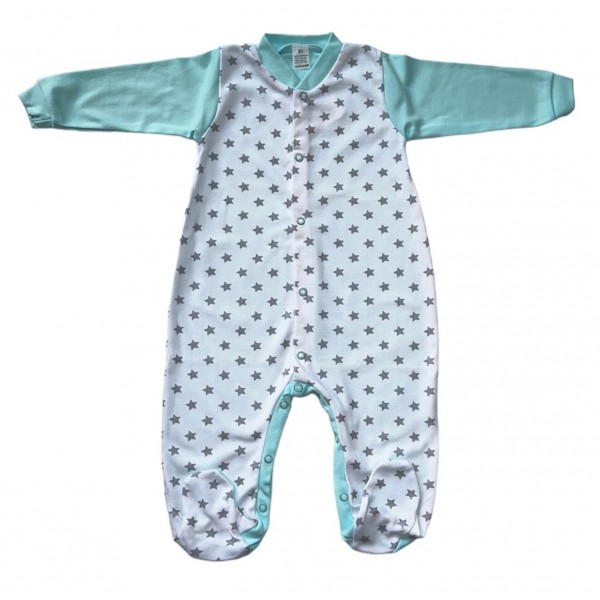 Rompers Green Stars  80 cm (602)-Bērnu apģērbi-bebis.lv