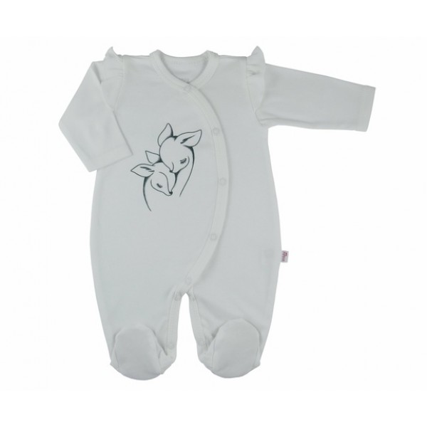 Rompers LITTLE DEER ecru 62 cm 10-295-Bērnu apģērbi-bebis.lv