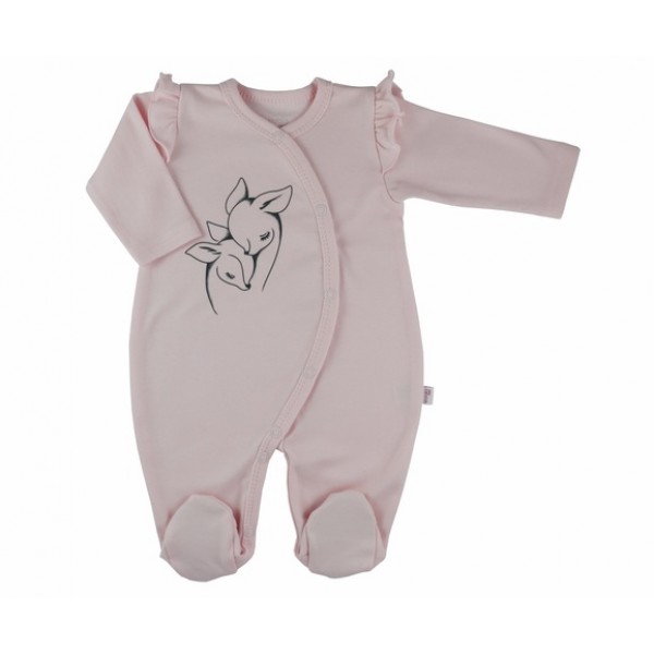 Rompers LITTLE DEER pink 62 cm 10-298-Bērnu apģērbi-bebis.lv