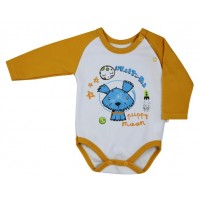 Боди PIMPUŠ yellow 68 cm 10-937