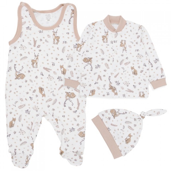 Komplekts ar cepurīti BEIGE DEERS 56 cm 24BP62F0YA-Bērnu apģērbi-bebis.lv