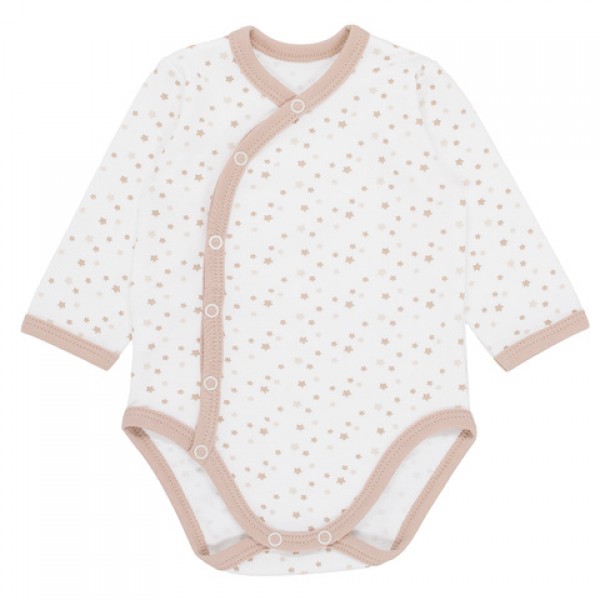 Bodijs BEIGE STARS 56 cm-Bērnu apģērbi-bebis.lv