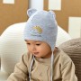 Cepure ALWAYS HAPPY divslāņu (36-38 cm ) 48-017-Bērnu apģērbi-bebis.lv