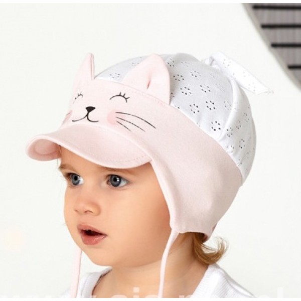 Vasaras cepure KITTY (40-42 cm) 48-187-Bērnu apģērbi-bebis.lv
