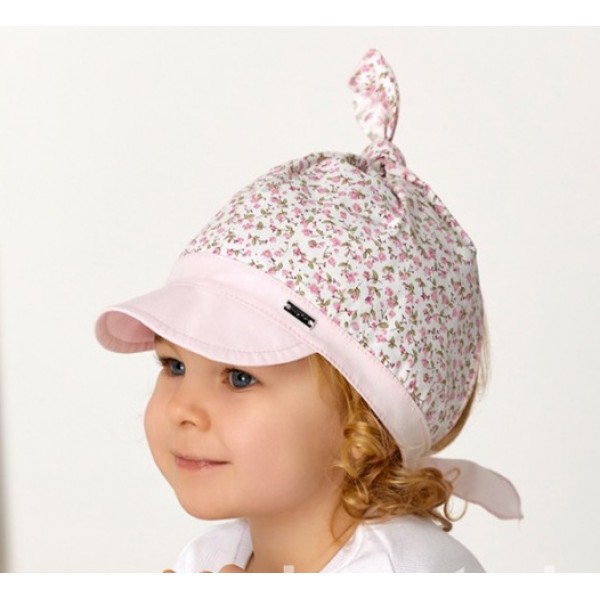 Vasaras cepure FLOWERS 48-208-Bērnu apģērbi-bebis.lv