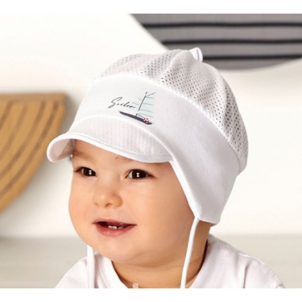 Vasaras cepure SAILOR (44-46 cm) 48-232-Bērnu apģērbi-bebis.lv