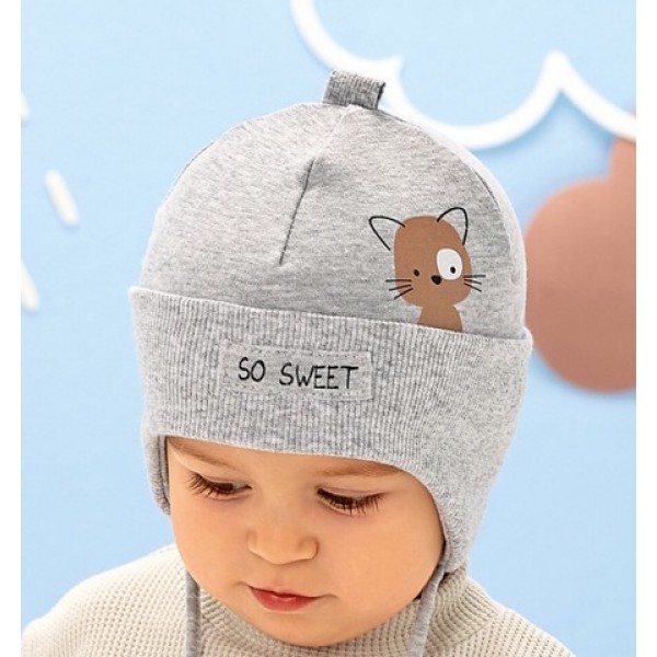 Шапка SO SWEET (50-042) Шапка SO SWEET (50-042)-Детская одежда-bebis.lv