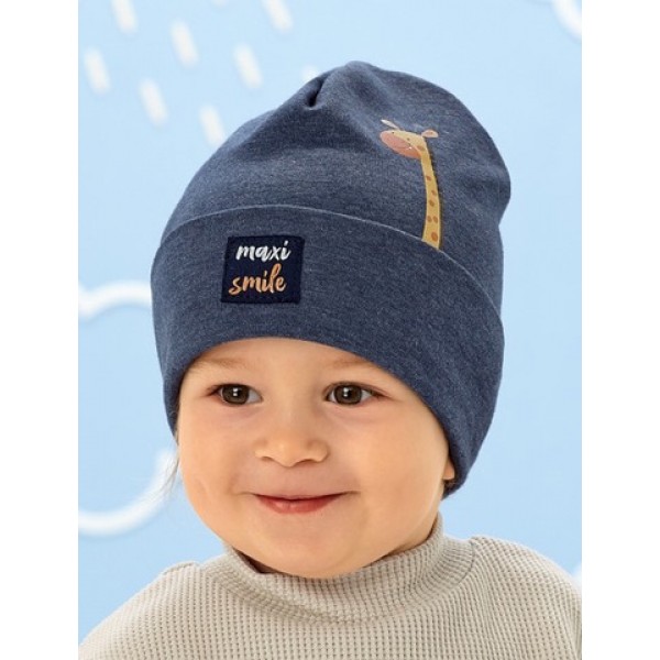 Шапка MAXI SMILE 48-50 cm (50-043) Шапка MAXI SMILE 48-50 cm (50-043)-Детская одежда-bebis.lv