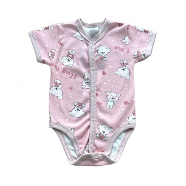Боди с кор.рук. Pink Teddy 56 cm (723is)-Детская одежда-bebis.lv