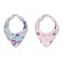 Priekšautiņu-lakatiņu komplekts FLORAL (2 gab.) BabyOno 879/16-Bērna barošana-bebis.lv