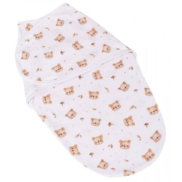 Одеялко для пеленания TEDDY BEAR (2267)-Постельные принадлежности-bebis.lv