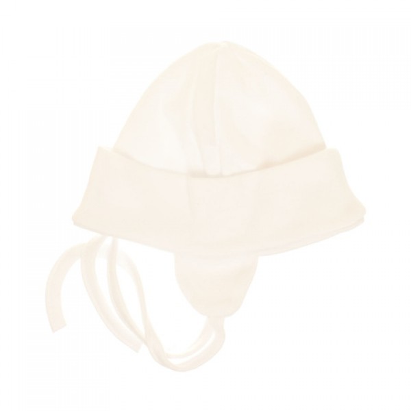 Cepurīte ar "ausīm" WHITE (40/62 cm) V4578-Bērnu apģērbi-bebis.lv