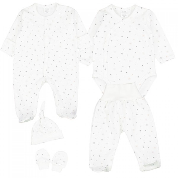 Komplekts-pūriņš 5 el. SMALL STARS 56 cm V8714-Bērnu apģērbi-bebis.lv