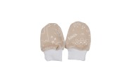 Zīdaiņu cimdiņi-dūraiņi BEIGE DINO