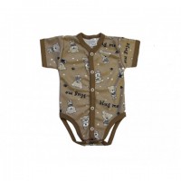 Bodijs ar īsām pied. 68 cm Brown Teddy (723IS)