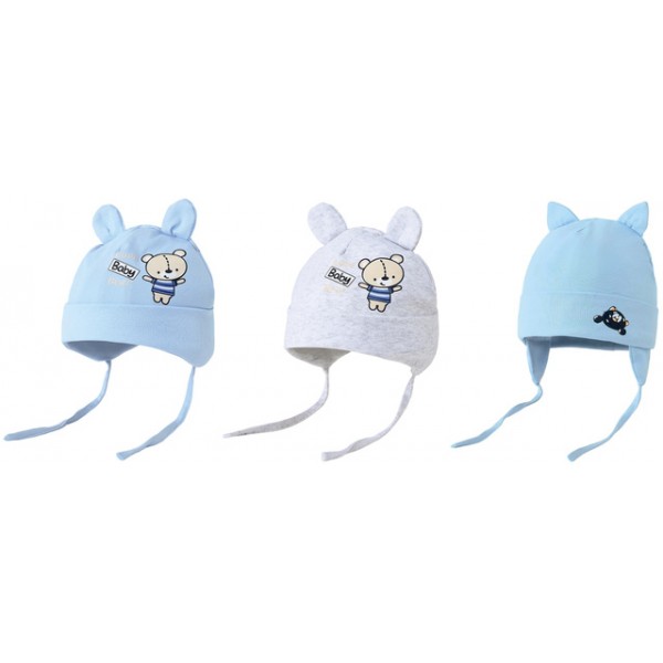Double-layer cap, 48–50 cm, CDS-019-Children's clothing-bebis.lv