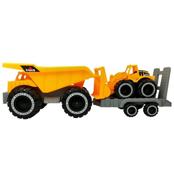 Kravas mašīna ar buldozeru 49 cm 89123 Kravas mašīna ar buldozeru 49 cm 89123-Rotaļlietas-bebis.lv
