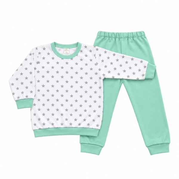 Пижама Green Stars 86 cm (630)-Детская одежда-bebis.lv