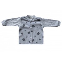 Кофточка трикотажная 74 cm Grey Stars (401)