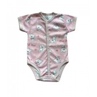 Боди с кор.рук. 68 cm Pink Teddy (723is)