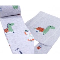Колготки 68-74 cm RAB-0003 grey dino