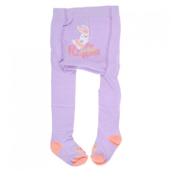 Колготки 68-74 cm RAB-0003 violet rabbit-носки, колготки, легинсы-bebis.lv