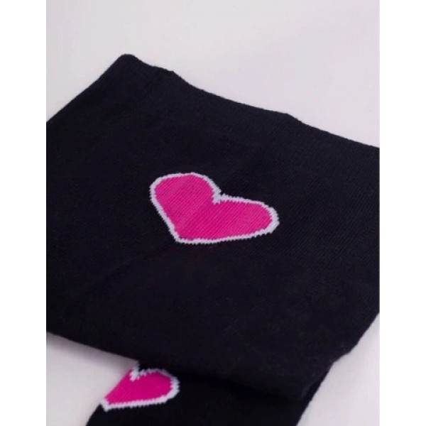 Zeķubikses 80-86 cm RAB-0003 navy hearts-zeķes,zeķubikses,legingi-bebis.lv