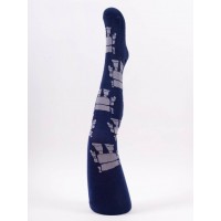 Zeķubikses 104/110 cm RAB-0003 dark blue robot