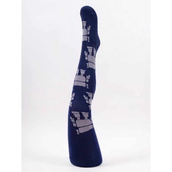 Zeķubikses 104/110 cm RAB-0003 dark blue robot Zeķubikses 104/110 cm RAB-0003 dark blue robot-zeķes,zeķubikses,legingi-bebis.lv