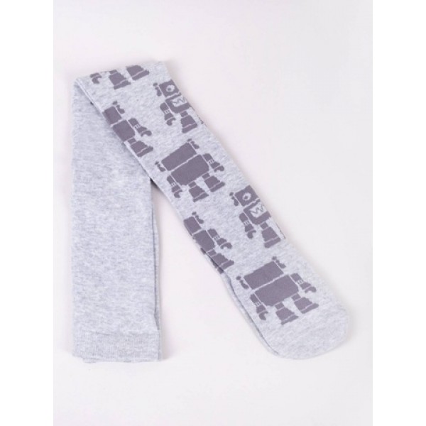 Zeķubikses 104/110 cm RAB-0003 grey robot-zeķes,zeķubikses,legingi-bebis.lv