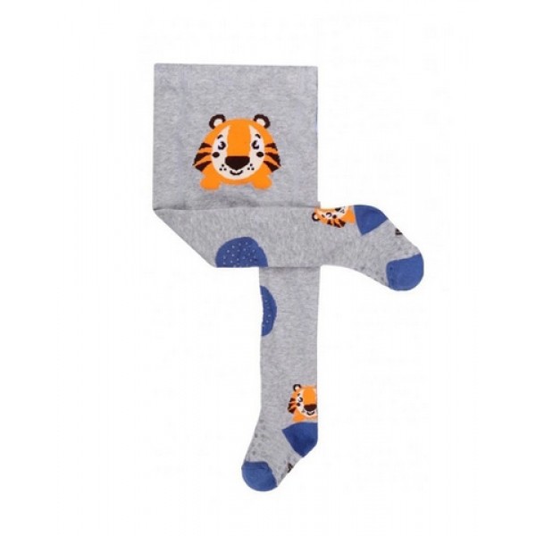 Колготки для ползания 86/92 cm RAB0025 grey tiger-носки, колготки, легинсы-bebis.lv