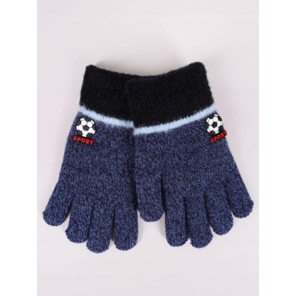 Перчатки 5P с аппликацией  3D RED-0246 boy Перчатки 5P с аппликацией  3D RED-0246 boy-Детская одежда-bebis.lv